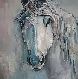 Agnieszka Antczak, Grizzle, Ölbild - Leinwand, 50 x 60