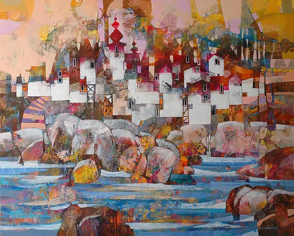 Alicja Słaboń Urbaniak - Skalisty brzeg