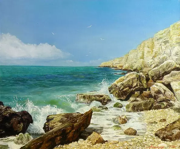 Светлана Бердник - rocky shore