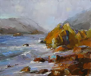 Krzysztof Tracz - rocky shore