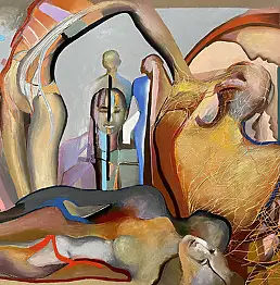 Anna Lupa Suchy, Défaut, Peinture à l'huile - toile, 100 x 80