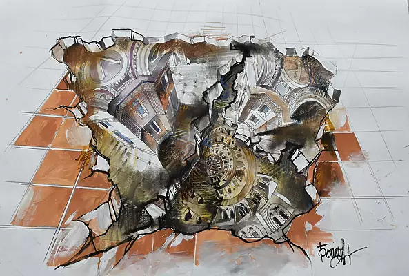 Roman Bonchuk -  Sketch 3D Figure 3