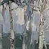 Henadzy Havartsou, Il margine della foresta, Quadro a olio - tela, 50 x 70