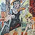 Krzysztof Chrobot, Skrzypaczka, Obraz olejny - karton/tektura, 36 x 51
