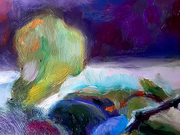 Barbara Gulbinowicz - Śliwki na stole