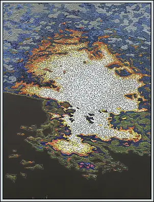 Marek Chomczyk, Sun, Acrylic painting - canvas, 100 x 130