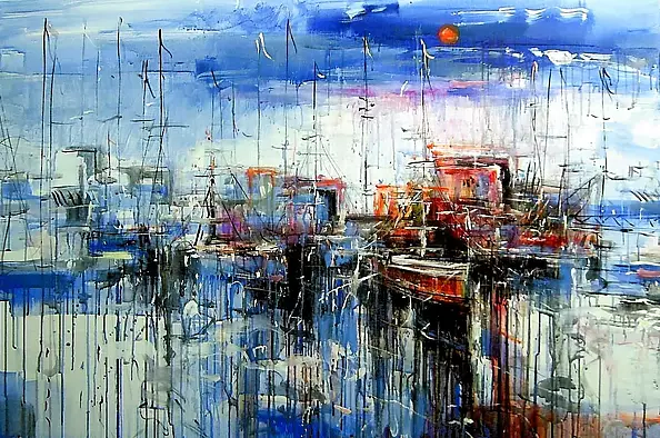 Dariusz Grajek - The sun over the boats ...