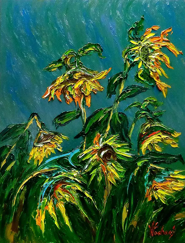 Jerzy Stachura - Sunflowers III