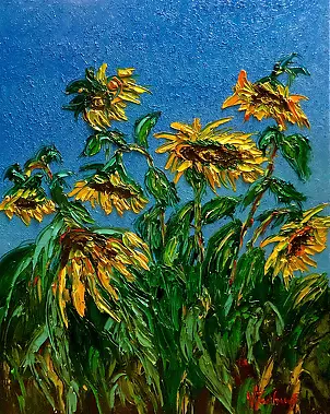 Jerzy Stachura - Sunflowers IV