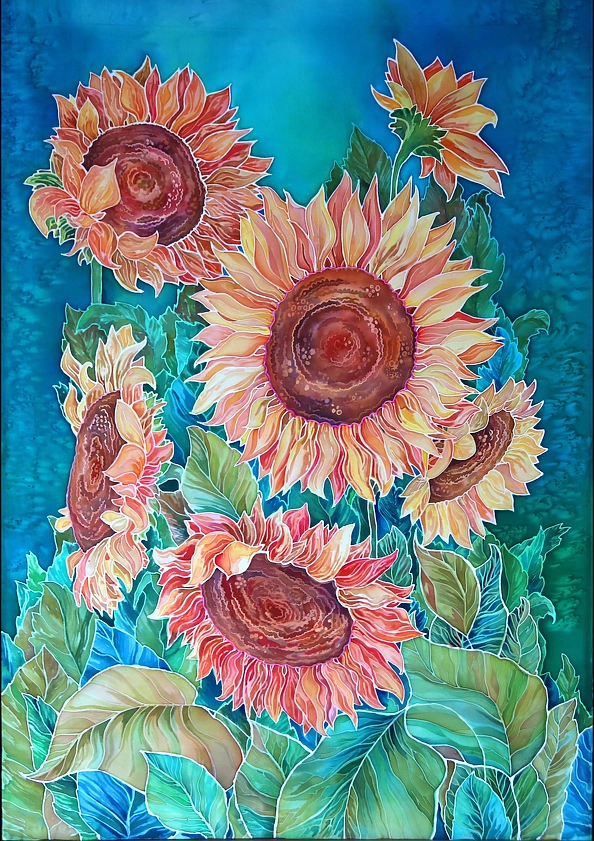 Anastazja Dżupina - Sunflowers