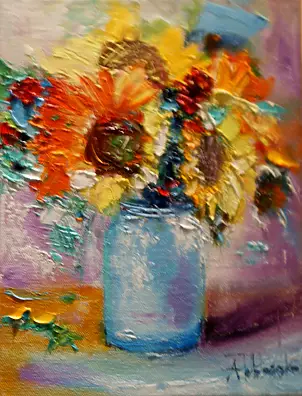 Anna Jabłońska - Sunflowers