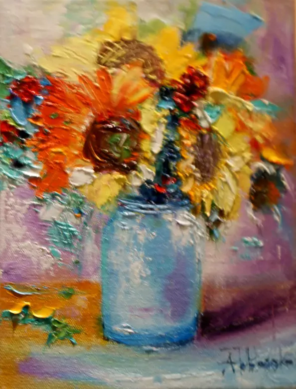 Anna Jabłońska - Sunflowers