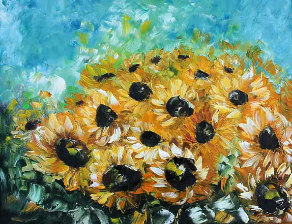 Barbara Korczak - Sunflowers