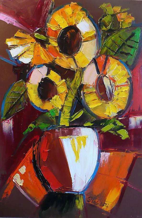 Dorota Łaz - Sunflowers