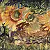 Eryk Maler - e'ryk, Sonnenblumen in einem Korb