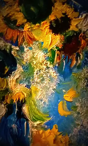Anna Jabłońska - Sunflowers in a vase