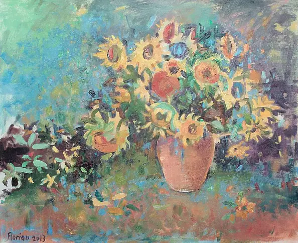 . FLORIAN - Słoneczniki w wazonie