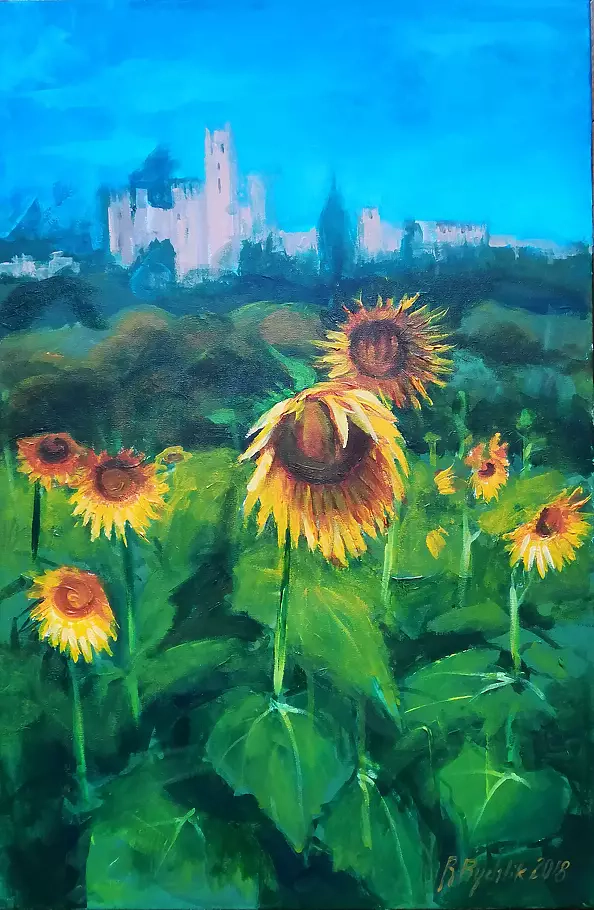 Renata Rychlik - Sunflowers in Castell'Arquato
