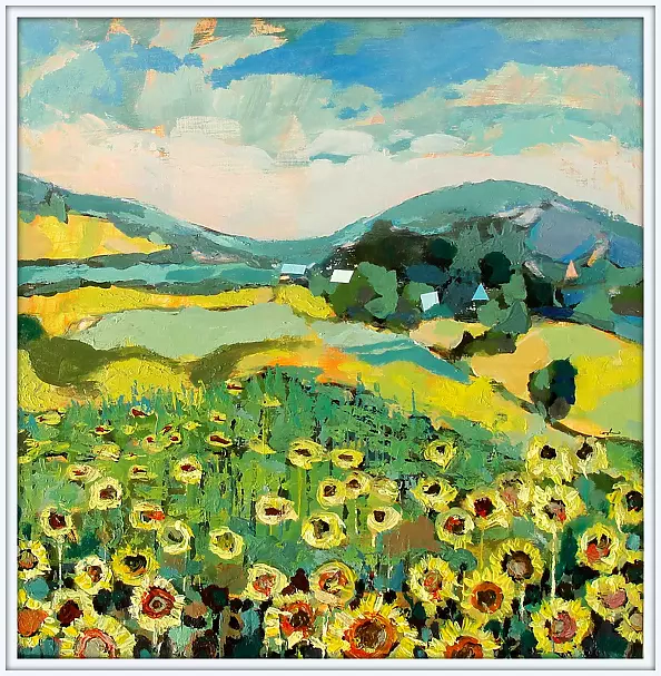 Henryk Lasko - Slovak sunflowers II