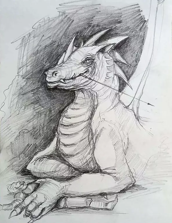 Adriana Laube - "The Dragon and Saint George"