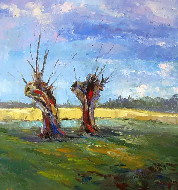 Anna Wąsikiewicz - Smólnik 2 wierzby   2014r