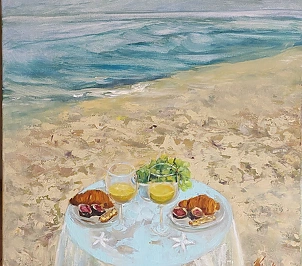 Urszula Klimek - Breakfast on the beach