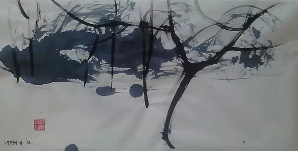 Alfred Freddy Krupa - Snow Landscape