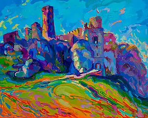 Anastasiia Kurkova,  Sodden, Obraz olejny - płótno, 100 x 80