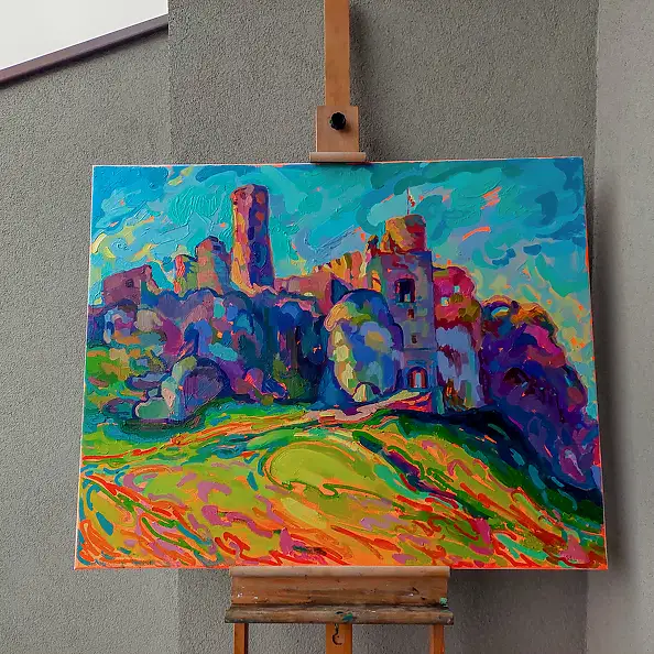 Anastasiia Kurkova,  Sodden, Obraz olejny - płótno, 100 x 80