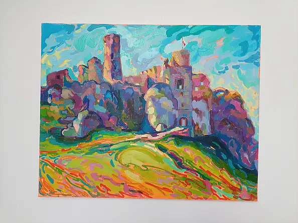 Anastasiia Kurkova,  Sodden, Obraz olejny - płótno, 100 x 80