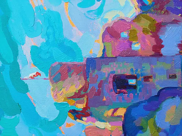 Anastasiia Kurkova,  Sodden, Obraz olejny - płótno, 100 x 80