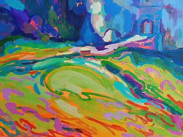 Anastasiia Kurkova,  Sodden, Obraz olejny - płótno, 100 x 80