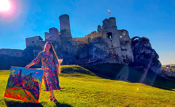 Anastasiia Kurkova,  Sodden, Obraz olejny - płótno, 100 x 80