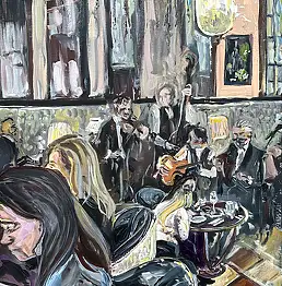 Marta Żaba, Сохо Хаус , Акрилова картина - холст, 50 x 70