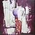 Giovanni Greco, Solo Intro, Peinture acrylique, Craie, Techniques mixtes - panneau, 37 x 38