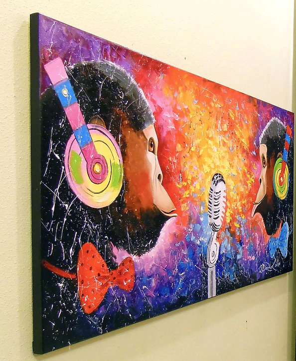 Olha Darchuk - Song of music lovers monkeys 