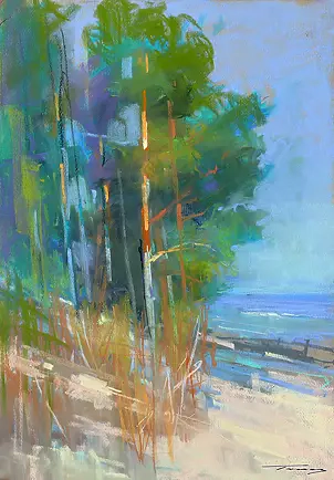 Krzysztof Tracz - Pine trees by the sea