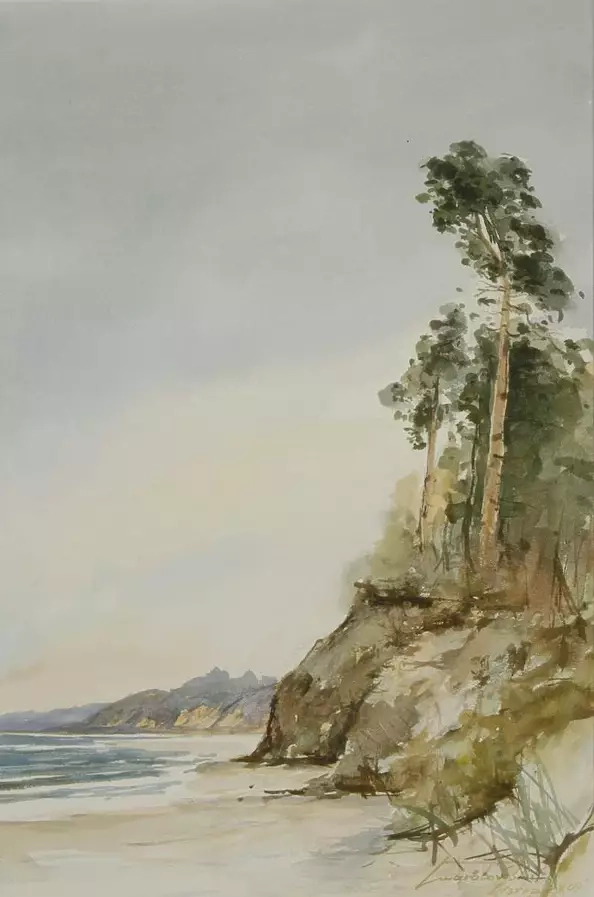 Kazimierz Twardowski - Sosny w Ustce