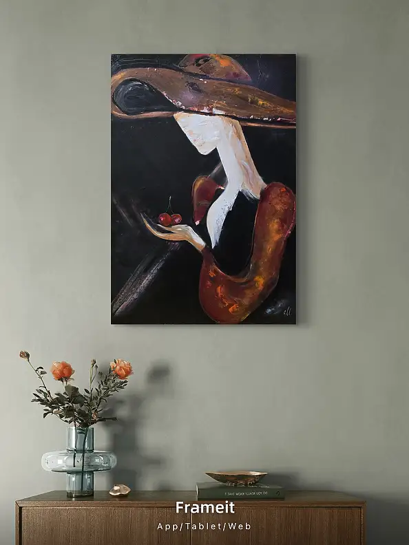 Ewa Mościszko, Soulmates, 70x50x1 cm, acrylic on canvas, Acrylic painting - canvas, 50 x 70