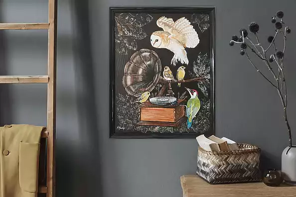 Agnieszka Mantaj - Owl and gramophone