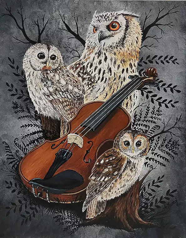 Agnieszka Mantaj - Owls and violins