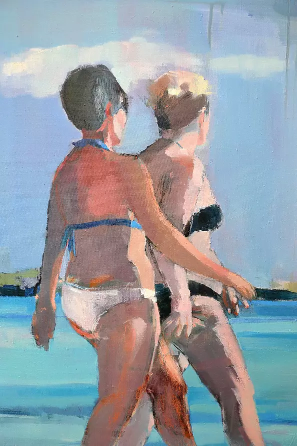 Doma Suszczyńska - Walk 2 (a woman on a Greek beach)