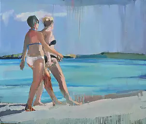 Doma Suszczyńska - Walk 2 (a woman on a Greek beach)