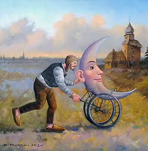 Dariusz Miliński - A walk with the moon