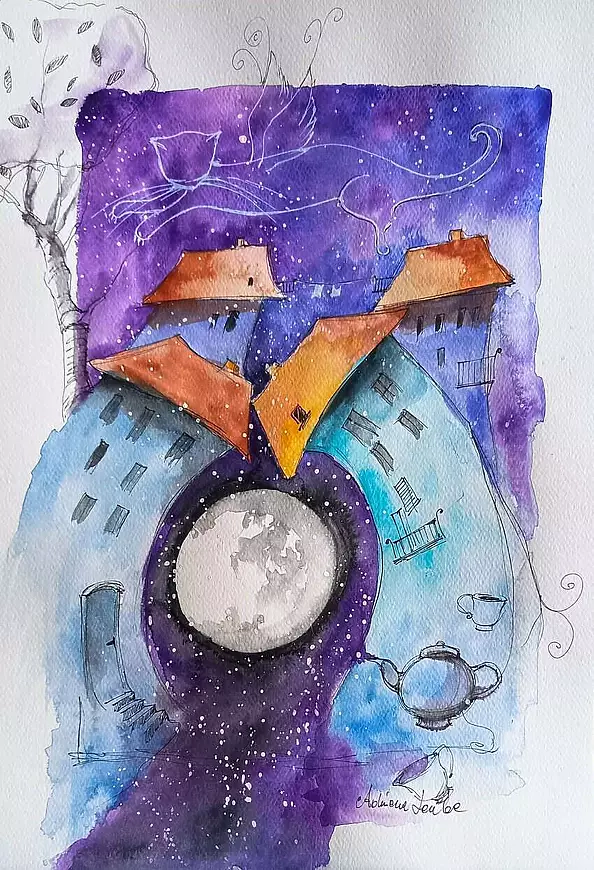 Adriana Laube - "Sleeping Townhouses"