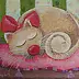Lucyna Tyburcy - Sleeping kitten
