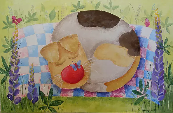 Lucyna Tyburcy - Sleeping dog