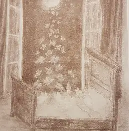 Małgorzata Nowak Żukiel, Лунное пение, Інші, Пастель - папір, 21 x 30