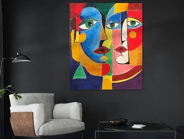 Maryam Gomizi, Entwined Identities – Mary G, Acrylic painting - canvas, 50 x 70