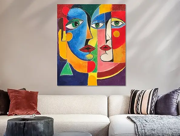 Maryam Gomizi, Entwined Identities – Mary G, Acrylic painting - canvas, 50 x 70